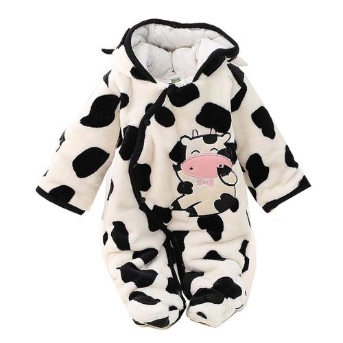 Gaorui Newborn Baby Jumpsuit Outfit Hoody Coat Winter Infant Rompers Toddler Clothing Bodysuit