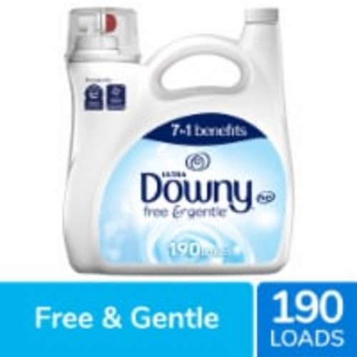 Downy Ultra Free & Gentle Liquid Fabric Softener Fabric Conditioner, 140 fl oz