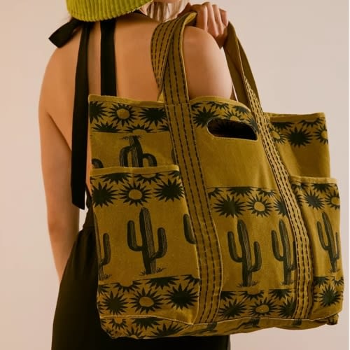 Printed Caravan Tote