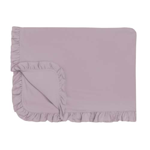 Ruffle Toddler Blanket in Sweet Pea