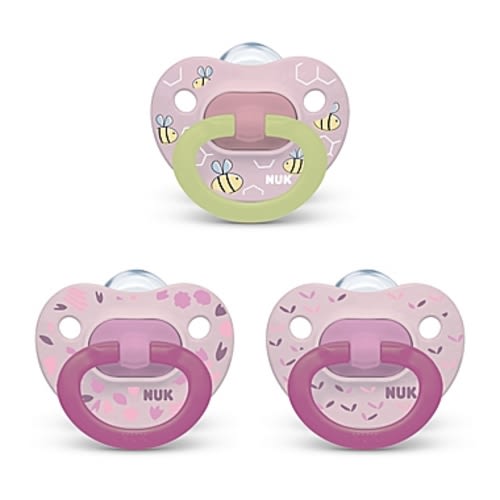 NUK® Boy 0-6M 3-Pack Orthodontic Pacifiers in - Pink/multi