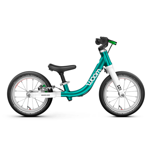 woom GO 1 US (Gen. H) - 12 inches - 1.5 – 3.5 years - metallic turquoise