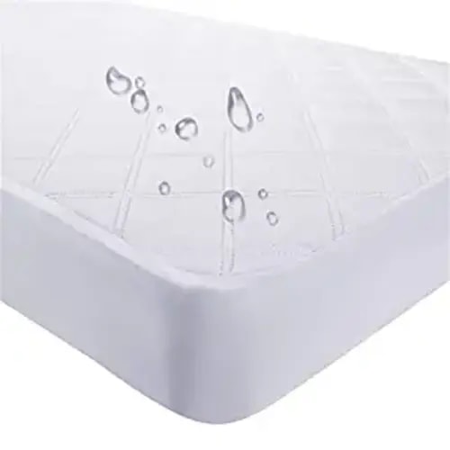 Waterproof Crib Mattress Protector, Quilted Fitted Crib Mattress Pad, Ultra Soft Breathable Toddler Mattress Protector Baby Crib Mattress Cover by Yoofoss (52''x28'') - White - 28x52 Inch (Pack of 1)