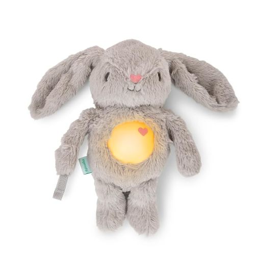 Ingenuity Sylvi Cuddle Pal Daytime Baby Soother​, Cry Activated, 8 Soothing Songs, 0+M - Plush Bunny