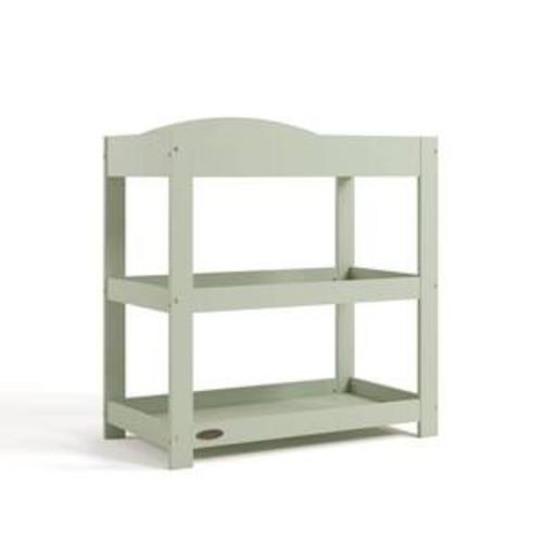 Customizable Sage Changing Table with Water-Resistant Changing Pad
