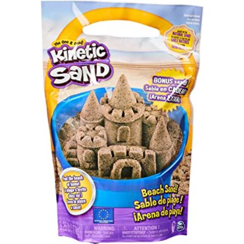 Kinetic Sand, The Original Moldable Play Sand, 3.25lbs Beach Sand, Sensory Toys for Kids Ages 3 and up (Amazon Exclusive)