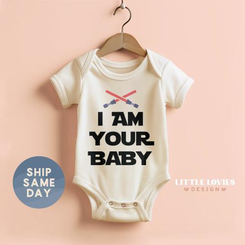 Father's Day Baby Bodysuit, Funny Baby Outfit, Cute Baby Clothes, I Am Your Baby Onesies® Brand®, Cute Newborn Gift(CA-D111)