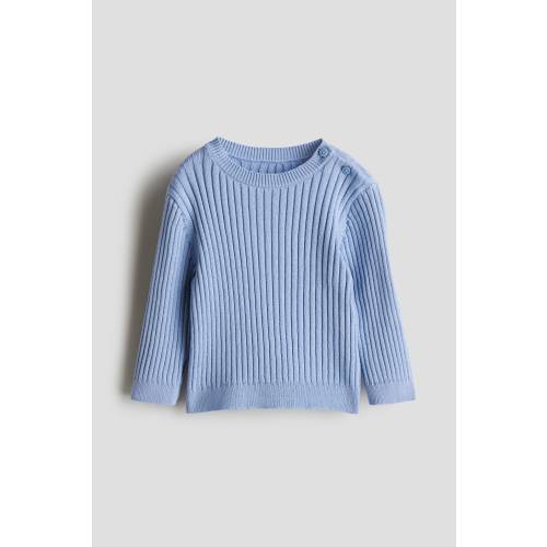 RIB-KNIT SWEATER