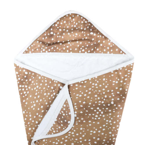 Premium Knit Hooded Towel - Fawn