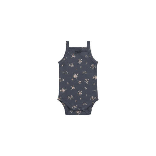 Organic Cotton Bridget Singlet Bodysuit - Petite Fleur Lava – Jamie Kay USA