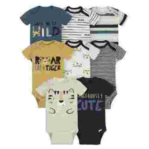 Onesies Brand Baby Boy Bodysuits, 8-Pack, Sizes Newborn - 12 Months