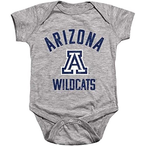 University of Arizona Official One Color Wildcats Logo Unisex Infant Snap Suit for Baby