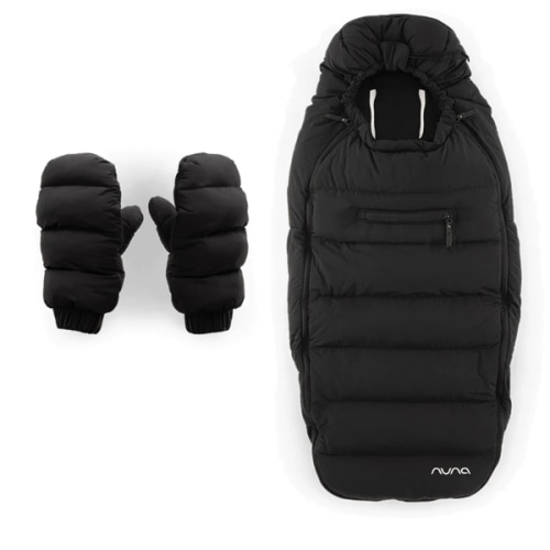 Nuna Footmuff Winter Stroller Set in Caviar – Bambi Baby