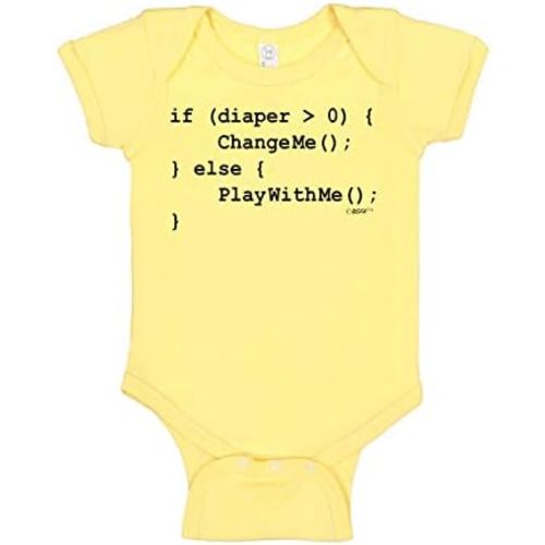 Funny Baby Code STEM Bodysuit