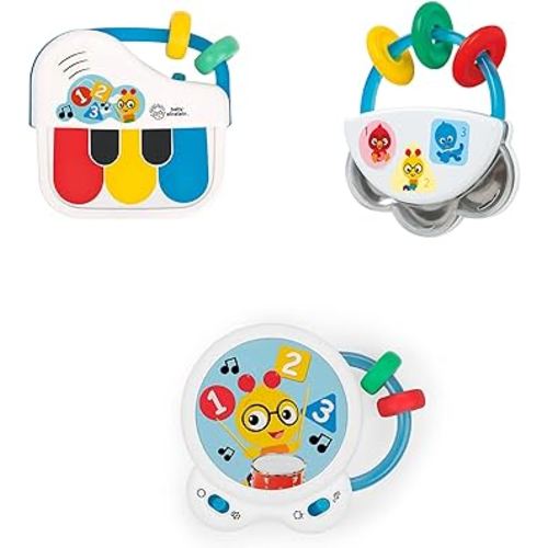 Baby Einstein Small Symphony 3-Piece Musical Toy Set, Ages 3+ Months, for Boy or Girl