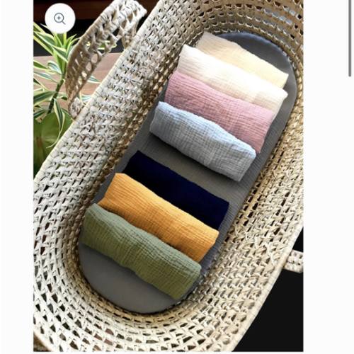 Organic Cotton Double Gauze - Custom Fitted Sheet – Baby Moses Basket