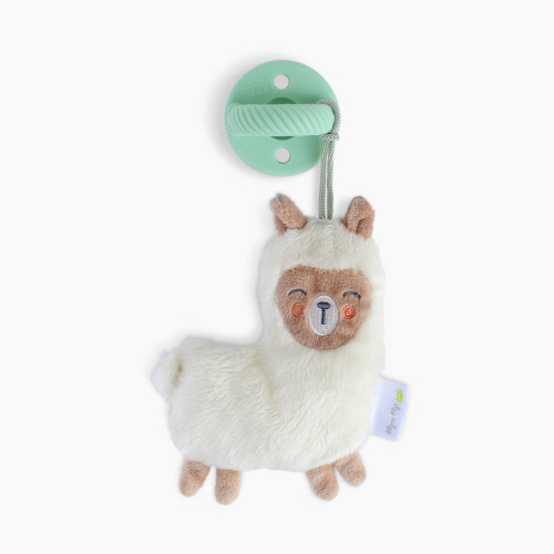 Itzy Ritzy Sweetie Pal Pacifier - Tan & Mint
