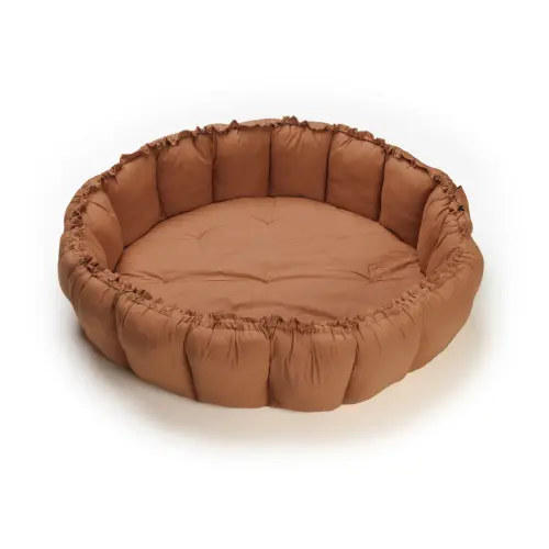 Play and Go - Bloom Organic Cotton Play Mat - Brown | Smallable