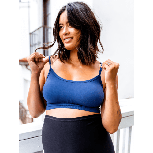 LoveSteady - Adore Maternity & Nursing Bralette - Navy