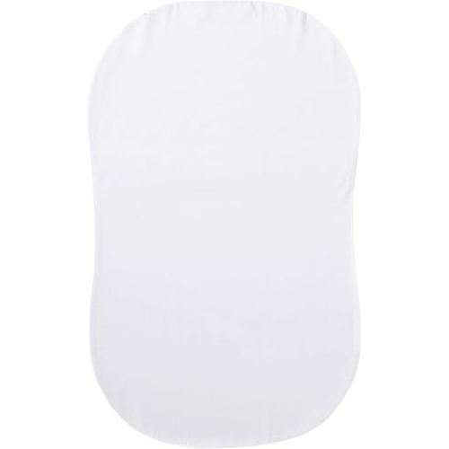 HALO BassiNest Fitted Sheet – 100% Organic Cotton, Soft and Breathable Bassinet Sheet for Babies, 30” x 16” Pre-Shrunk Sheet, White Organic