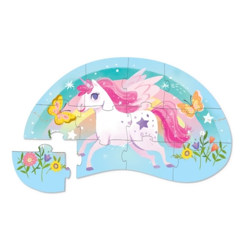 12-Piece Mini Puzzle - Sweet Unicorn