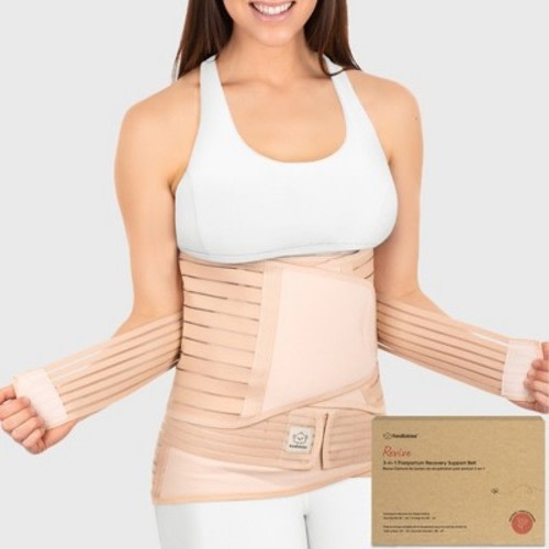 Keababies 3 In 1 Postpartum Belly Support Recovery Wrap, Postpartum Belly Band, Pregnancy Belly Support Band