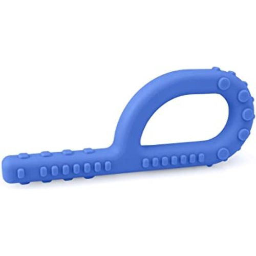 ARK Textured Grabber® XXT Super Tough Sensory P Chew for Kids and Adults - Oral Motor Chewy Tool for Sensory Processing, Biting Chewing Therapy, Autism, Special Needs, or Any Need to Chew - Royal Blue