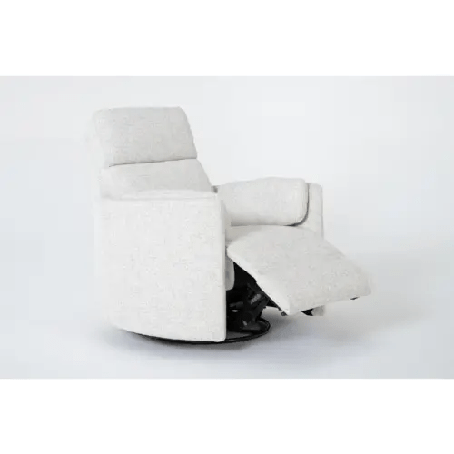 Rayna Quartz Nursery 40" Power Swivel Glider Recliner | Rocker | USB | Living Spaces
