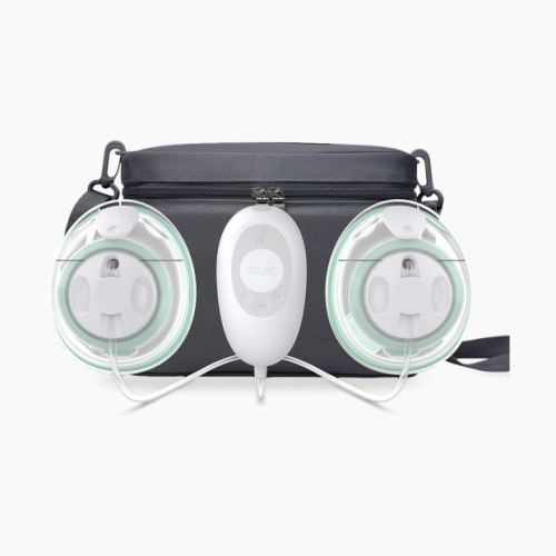 Stride Plus - Hands Free Double Electric Breast Pump and Tote - White