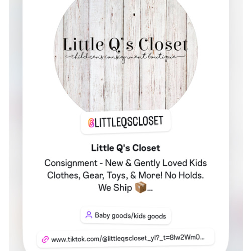 Little Q's Closet (@littleqscloset) • Baby Consignment Store