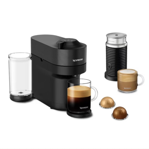Vertuo Pop+ Liquorice Black & Aeroccino3 Milk Frother | Nespresso USA