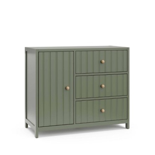 Graco Teddi 3 Drawer Combo Dresser, Color: Olive