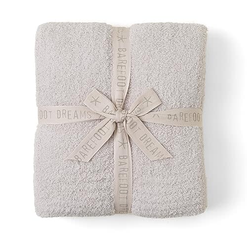 Barefoot Dreams CozyChic Throw, Stone 54" x 72"