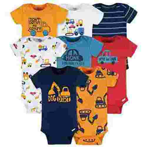 Onesies Brand Baby Boy Short Sleeve, 8-Pack, Sizes Newborn - 12 Months
