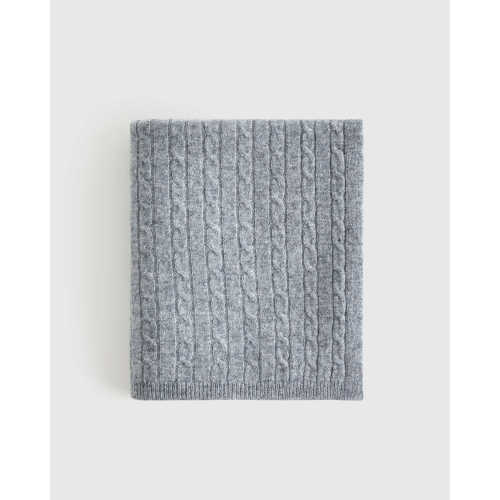 Luxe Cable Knit Cashmere Baby Blanket