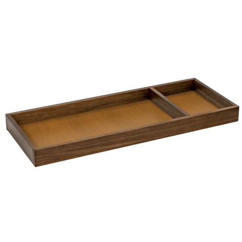 Universal Wide Removable Changing Tray, Natural Walnut