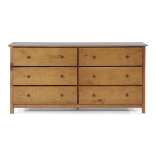 Shaker 6-Drawer Dresser – Grain Wood Furniture