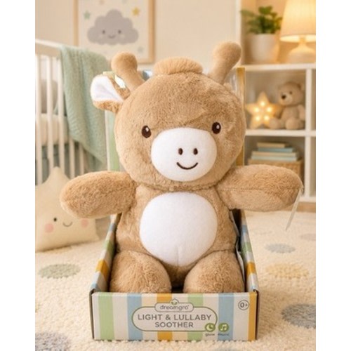 Dreamgro Light & Lullaby Soother Giraffe Plush Night Light Musical Baby Toy