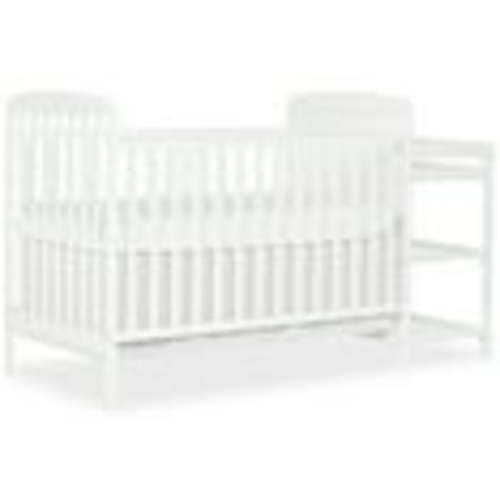 Dream On Me Anna 4-in-1 Full Size Crib and Changing Table, White