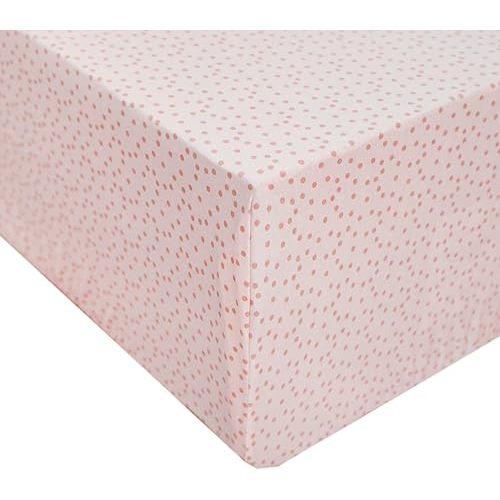 Copper Pearl's Dottie: Premium Knit Fitted Crib Sheet