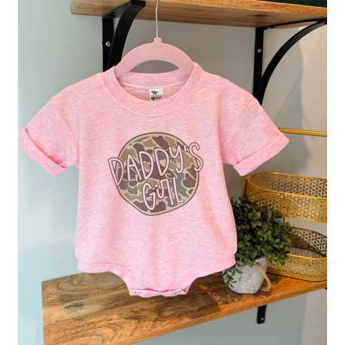 Daddy's Girl Camo Shirt, Camo Daddy’s Girl, Daddy’s Girl Bubble, Pink Daddy’s Girl