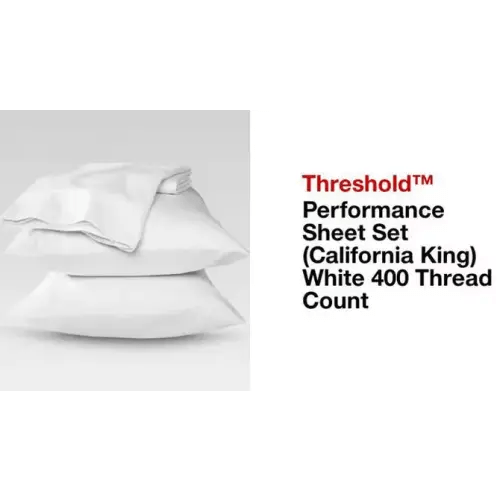 Solid Performance 400 Thread Count Sheet Set - Threshold™