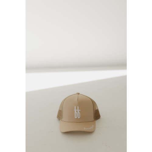 Children's Trucker Hat | ff Tan