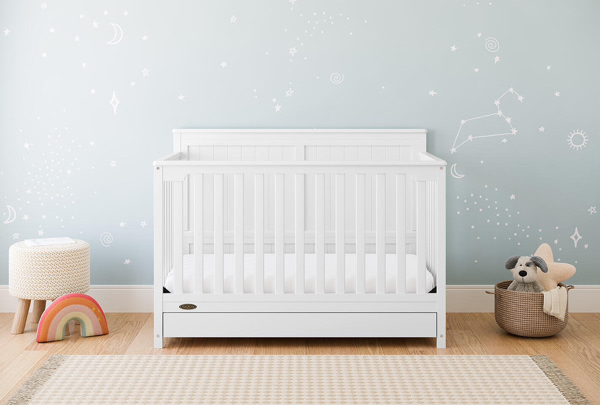 Graco Hadley 5-in-1 Convertible Crib with Drawer