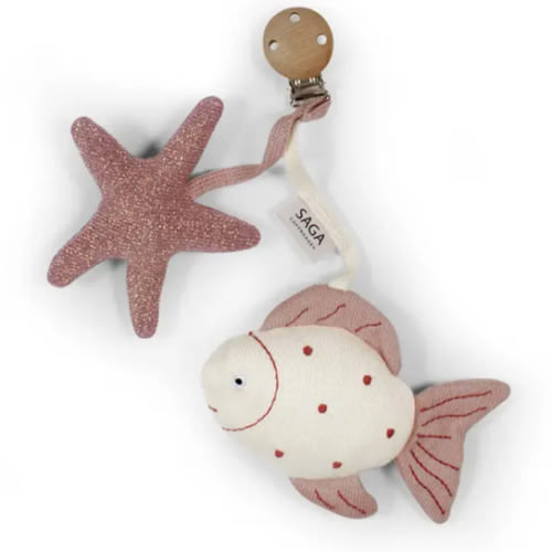 Organic Cotton Ocean Stroller Toy