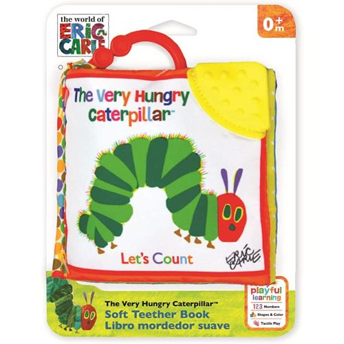 Let's Count Soft Book - World of Eric Carle The Very Hungry Caterpillar Baby Teething Crinkle Book