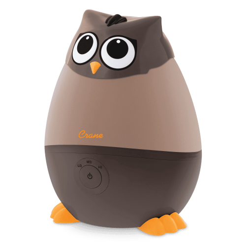 Adorable Humidifier, Mini Owl, Cool Mist Humidifier with Vapor Tray, 0.5 Gal.
