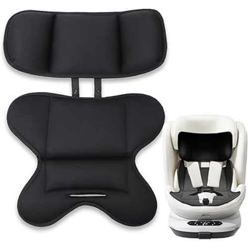 Infant Car Seat Insert,Newborn Car Seat Insert and Head Support Pillow Compatible with Doona Car Seat Strollers,Stroller Cushion,Impact Protection - Black