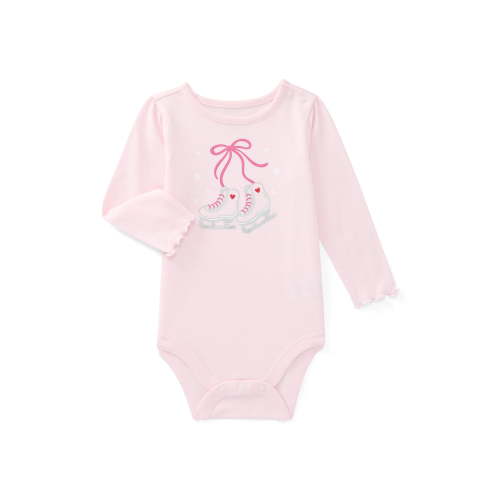 Garanimals Baby Girls Graphic Bodysuit with Long Sleeves, Sizes 0M-24M