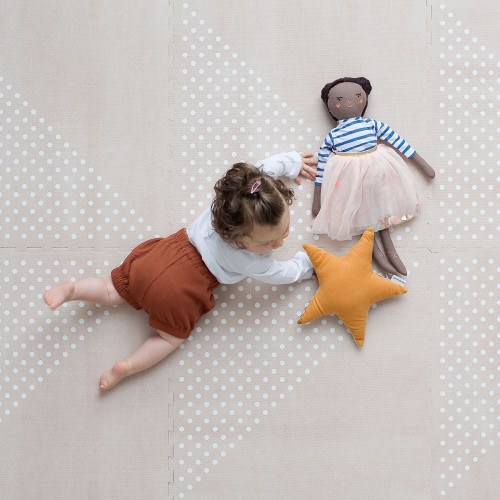 Toddlekind Premium Foam Playmats Earth Collection - Clay, 4x6